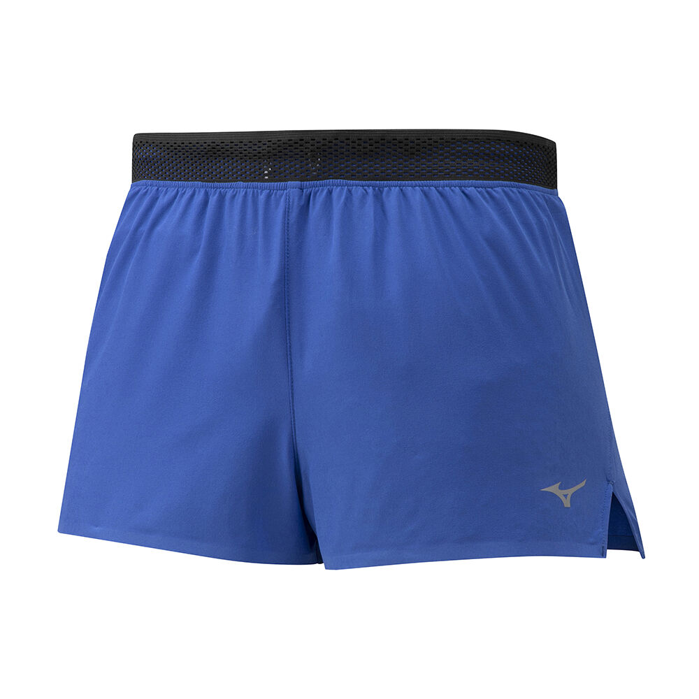 Calções Mizuno Running Aero Split 1.5 - Homem - Azuis - SAJXG1967